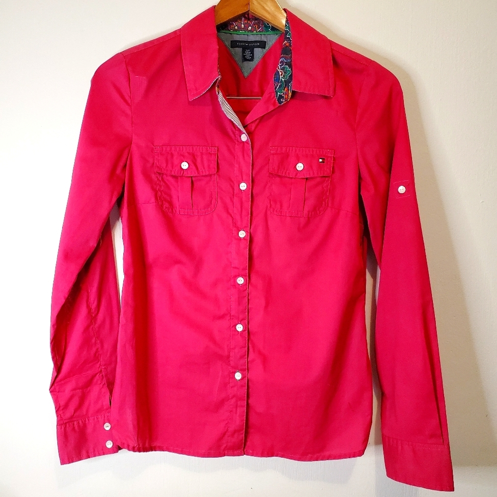 Womens Tommy Hilfiger longsleeve buttondown